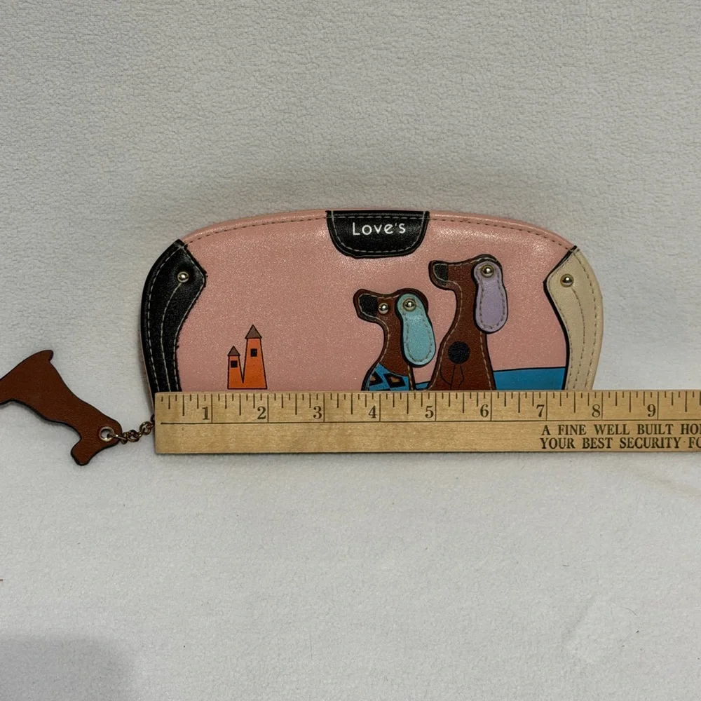 Love's Pink and Black Dog Purse